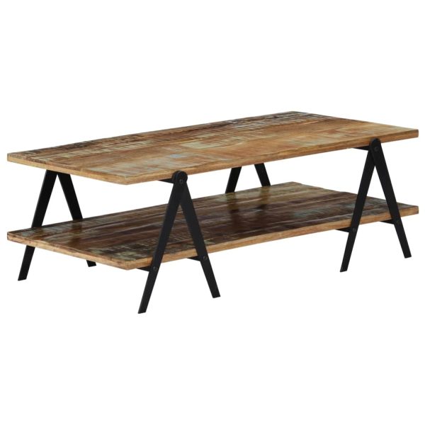 Salontafel 115X60X40 Cm Massief Gerecycled Hout - Afbeelding 10