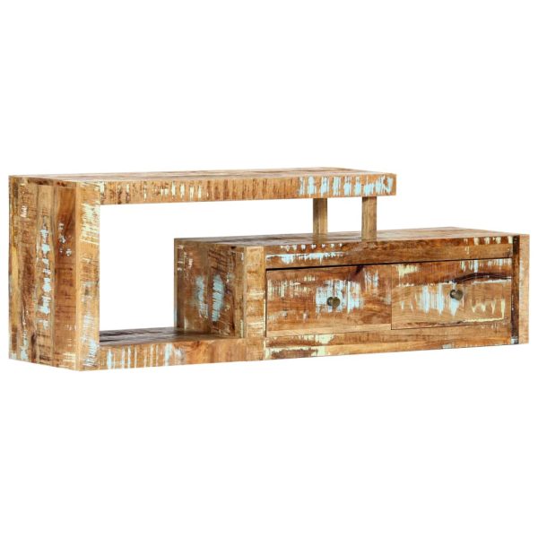 Tv-Meubel 120X30X40 Cm Massief Gerecycled Hout - Afbeelding 11