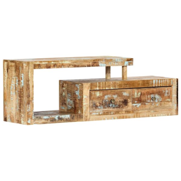 Tv-Meubel 120X30X40 Cm Massief Gerecycled Hout - Afbeelding 12