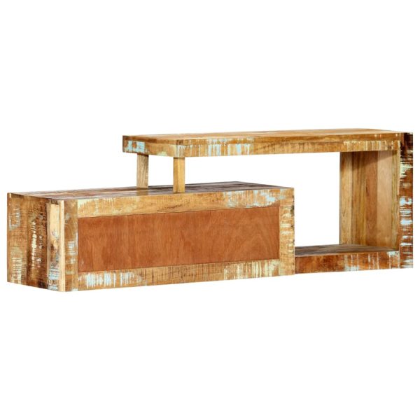 Tv-Meubel 120X30X40 Cm Massief Gerecycled Hout - Afbeelding 5