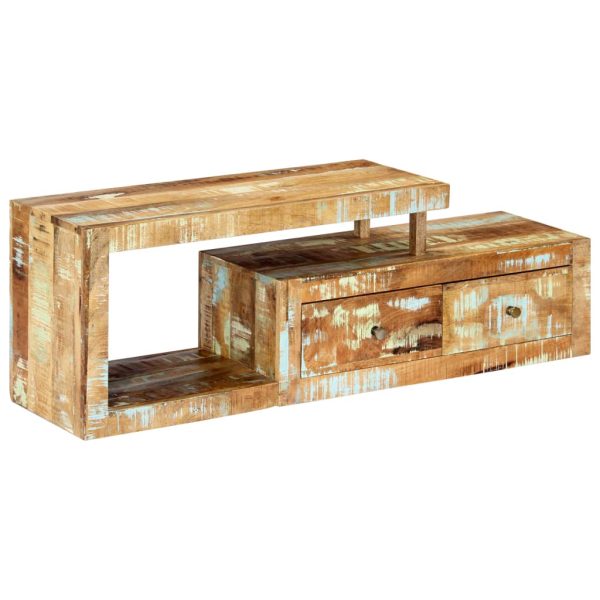 Tv-Meubel 120X30X40 Cm Massief Gerecycled Hout - Afbeelding 10