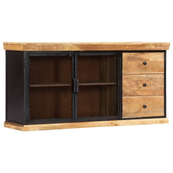 Dressoir 150X40X75 Cm Massief Mangohout - Afbeelding 12