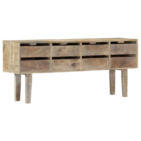 Dressoir 140X30X60 Cm Massief Mangohout - Afbeelding 9