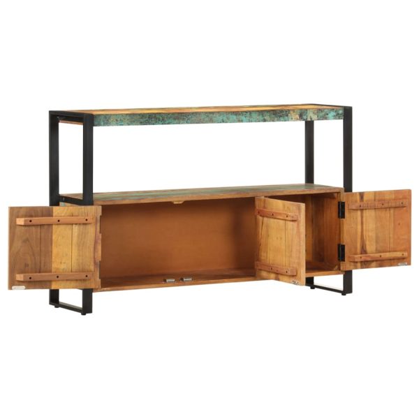 Dressoir 120X30X75 Cm Massief Gerecycled Hout - Afbeelding 4