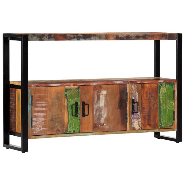 Dressoir 120X30X75 Cm Massief Gerecycled Hout - Afbeelding 10