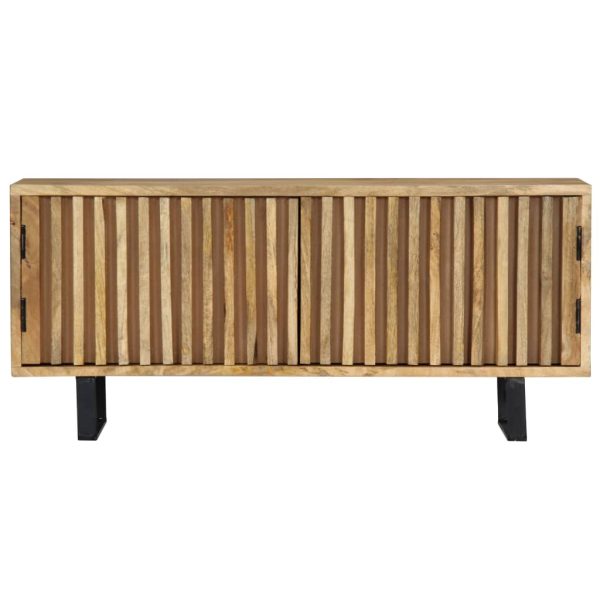 Tv-Meubel 90X30X40 Cm Massief Mangohout - Afbeelding 2