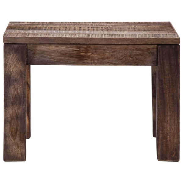 Salontafel 50X50X35 Cm Massief Mangohout - Afbeelding 3