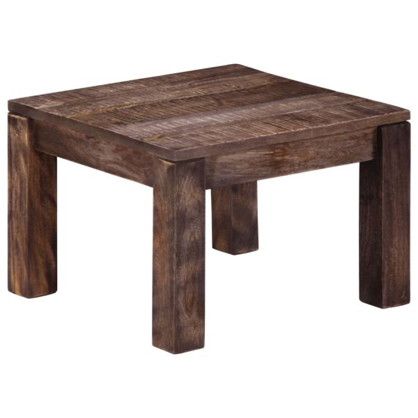 Salontafel 50X50X35 Cm Massief Mangohout - Afbeelding 9