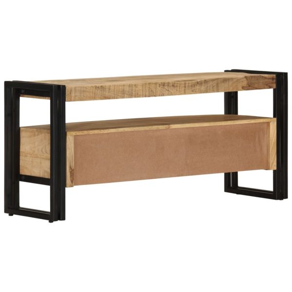 Tv-Meubel 100X30X45 Cm Massief Mangohout - Afbeelding 3