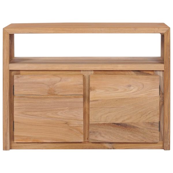 Dressoir 80X30X60 Cm Massief Teakhout - Afbeelding 3