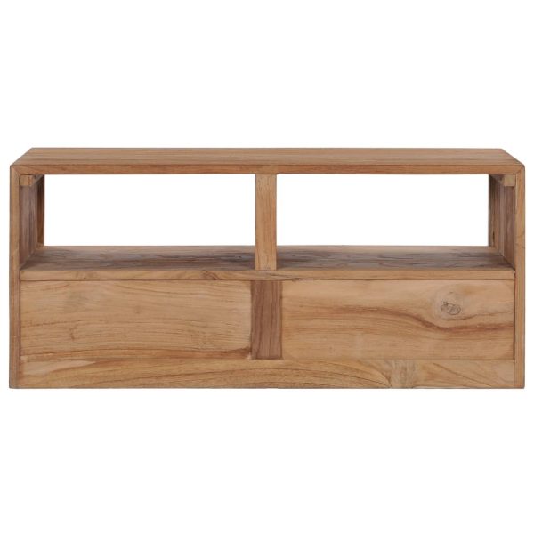 Tv-Meubel 90X30X40 Cm Massief Teakhout - Afbeelding 5