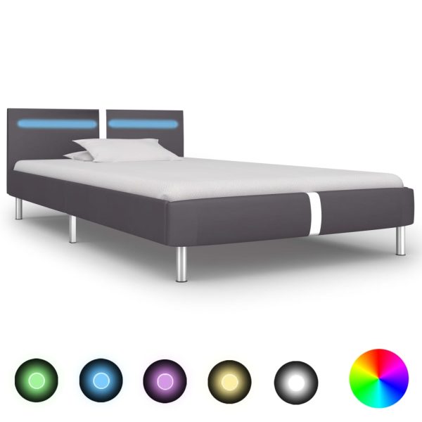 Bedframe Met Led Kunstleer - Afbeelding 11