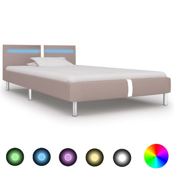 Bedframe Met Led Kunstleer - Afbeelding 12