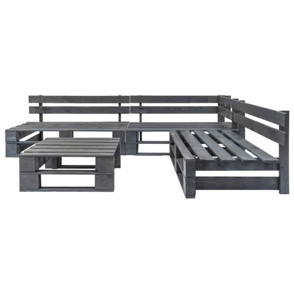 Loungeset Pallet Hout - Afbeelding 2