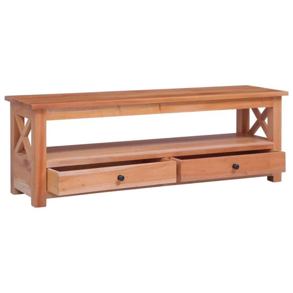 Tv-Meubel 120X30X40 Cm Massief Mahoniehout - Afbeelding 2