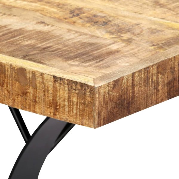 Eettafel 180X90X76 Cm Massief Mangohout - Afbeelding 5