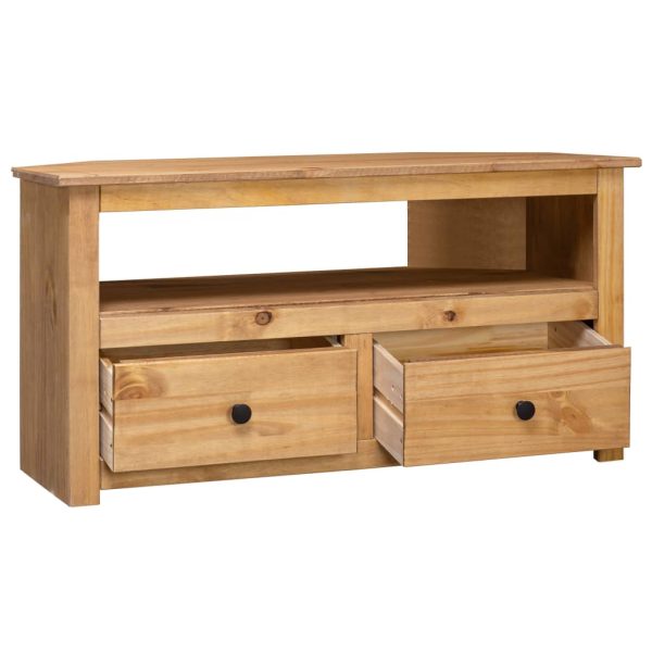 Tv-Hoekkast Panama Range 93X49X49 Cm Massief Grenenhout - Afbeelding 3