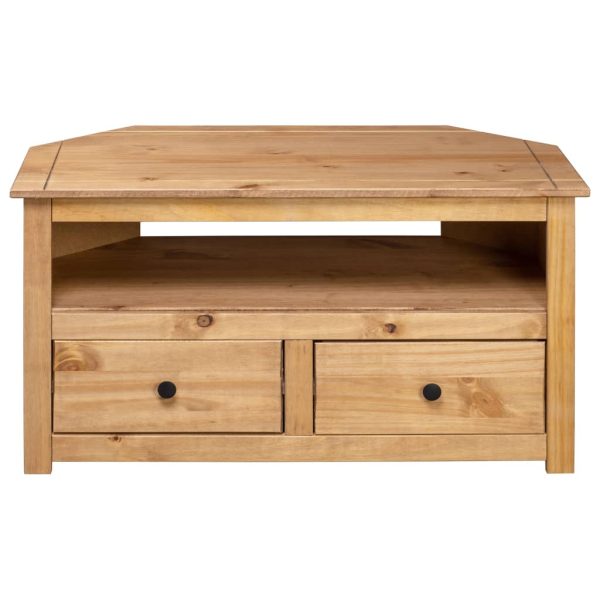 Tv-Hoekkast Panama Range 93X49X49 Cm Massief Grenenhout - Afbeelding 5