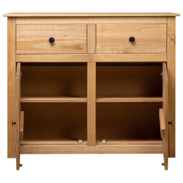 Dressoir Panama Range 93X40X80 Cm Massief Grenenhout - Afbeelding 4