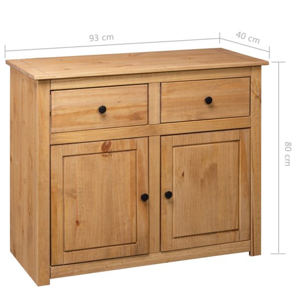 Dressoir Panama Range 93X40X80 Cm Massief Grenenhout - Afbeelding 10