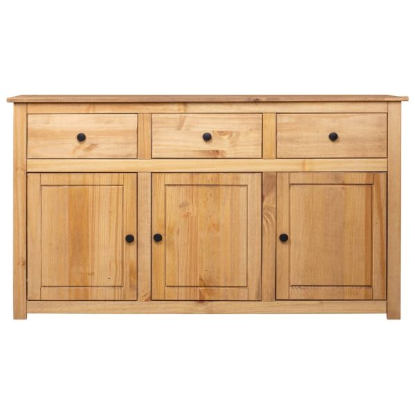 Dressoir Panama Range 135X40X80 Cm Massief Grenenhout - Afbeelding 2