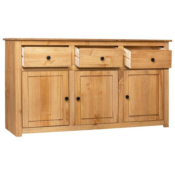 Dressoir Panama Range 135X40X80 Cm Massief Grenenhout - Afbeelding 3