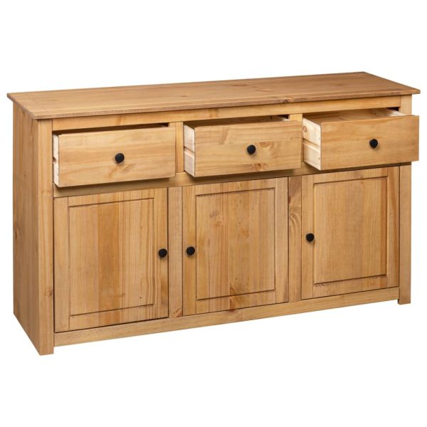 Dressoir Panama Range 135X40X80 Cm Massief Grenenhout - Afbeelding 7