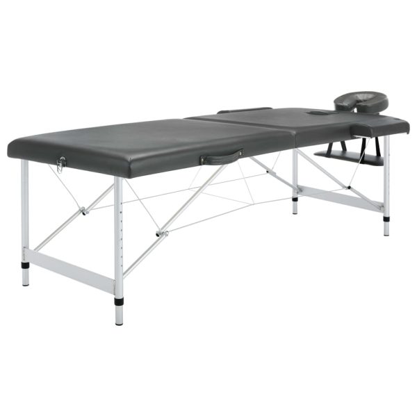 Massagetafel Met 2 Zones Inklapbaar Aluminium Frame - Afbeelding 7