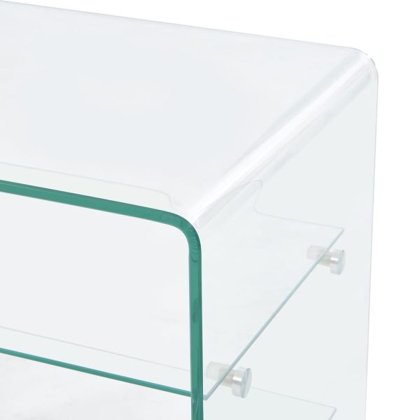 Salontafel 50X40X56 Cm Gehard Glas - Afbeelding 4