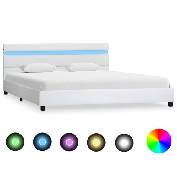 Bedframe Met Led Stof - Afbeelding 10