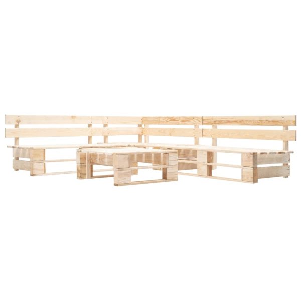 Loungeset Pallet Hout - Afbeelding 7