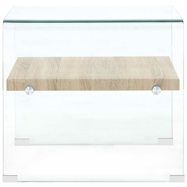 Salontafel Gehard Glas Transparant - Afbeelding 4