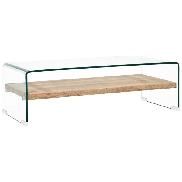 Salontafel Gehard Glas Transparant - Afbeelding 6