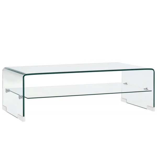 Salontafel Gehard Glas Transparant - Afbeelding 6