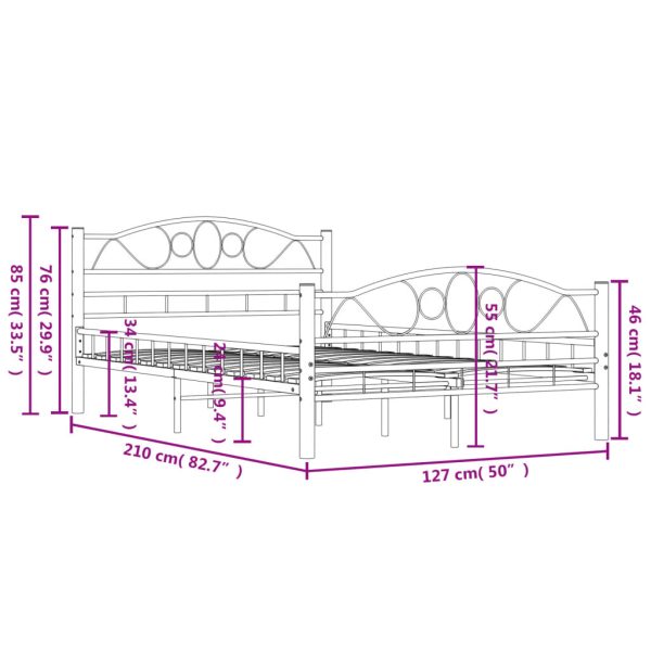 Bedframe Staal - Afbeelding 9