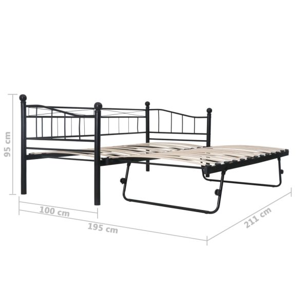 Bedframe Staal 180X200/90X200 Cm - Afbeelding 8