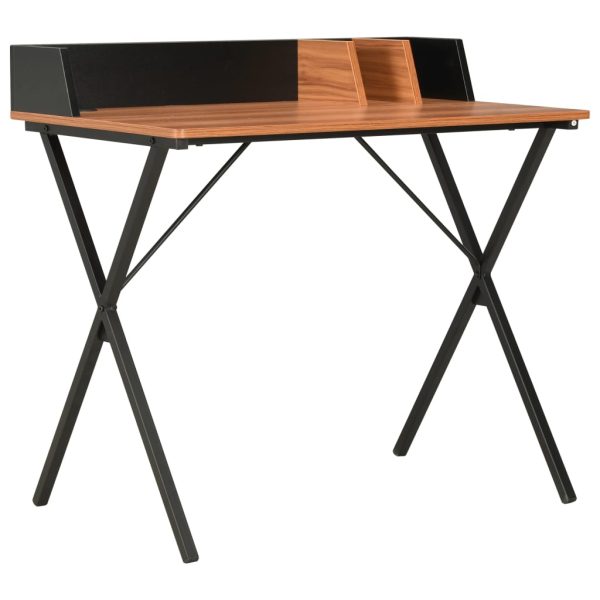 Bureau 80X50X84 Cm En Natuurlijk - Afbeelding 8