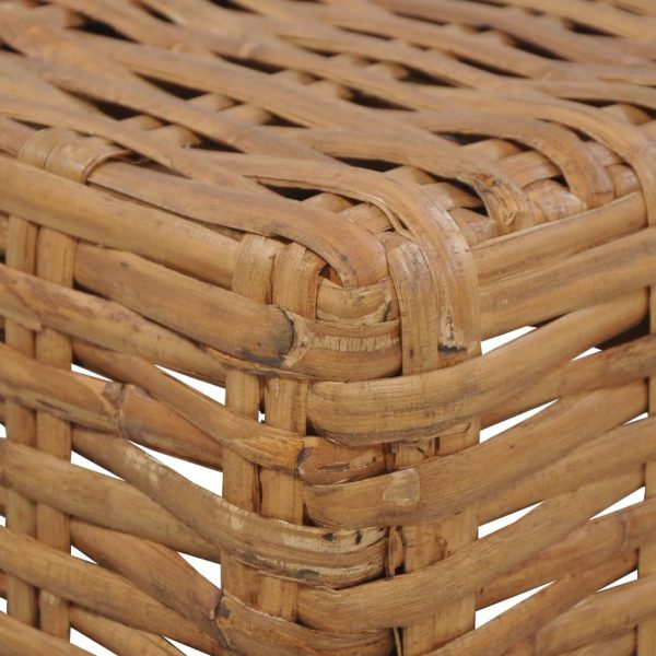 Salontafel 47X47X28 Cm Natuurlijk Rattan - Afbeelding 3