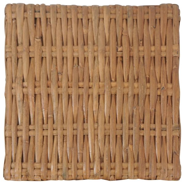 Salontafel 47X47X28 Cm Natuurlijk Rattan - Afbeelding 5