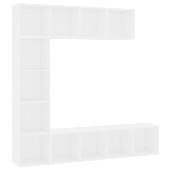 3-Delige Boekenkast-/Tv-Meubelset 180X30X180 Cm - Afbeelding 2