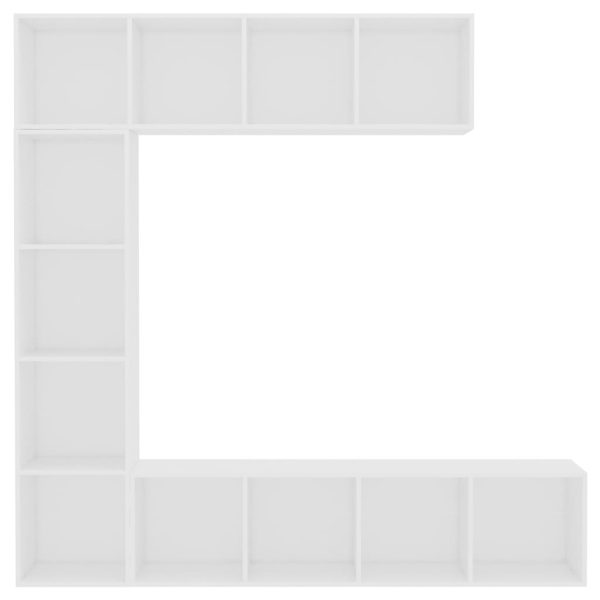 3-Delige Boekenkast-/Tv-Meubelset 180X30X180 Cm - Afbeelding 4