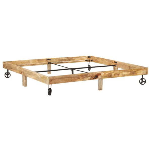 Bedframe Massief Mangohout - Afbeelding 7