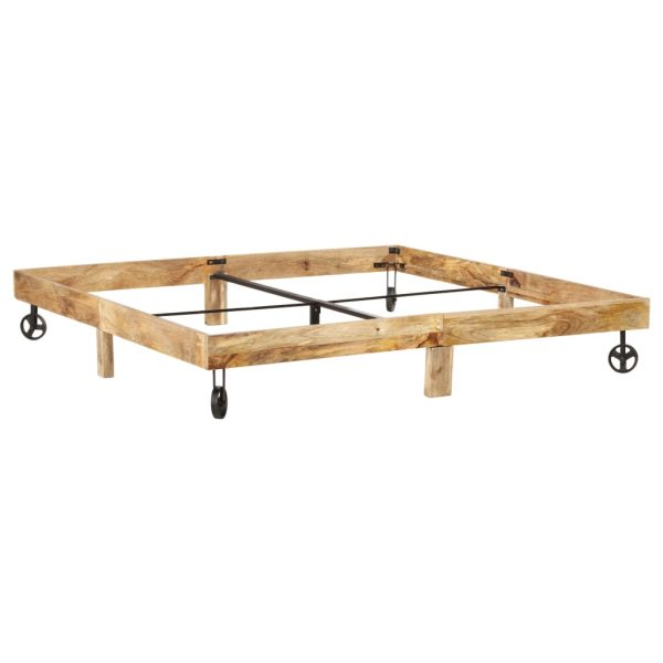 Bedframe Massief Mangohout - Afbeelding 9