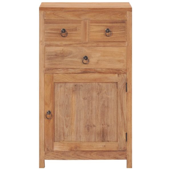 Dressoir 50X30X90 Cm Massief Teakhout - Afbeelding 3