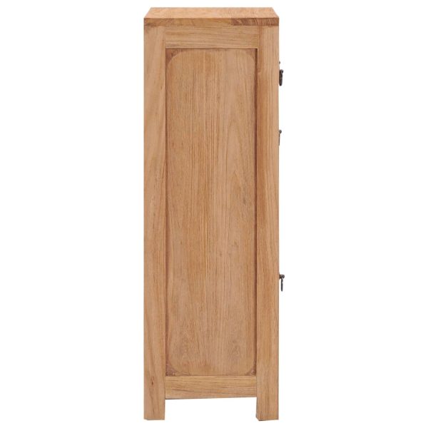 Dressoir 50X30X90 Cm Massief Teakhout - Afbeelding 4