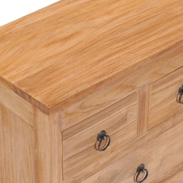 Dressoir 50X30X90 Cm Massief Teakhout - Afbeelding 7