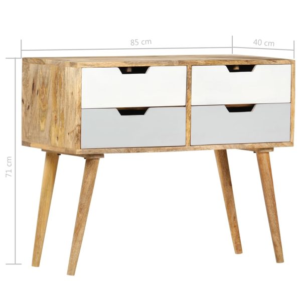 Dressoir 85X40X71 Cm Massief Mangohout - Afbeelding 6