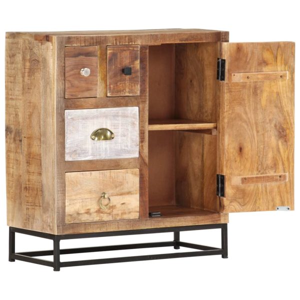 Dressoir 60X30X70 Cm Massief Gerecycled Hout - Afbeelding 2