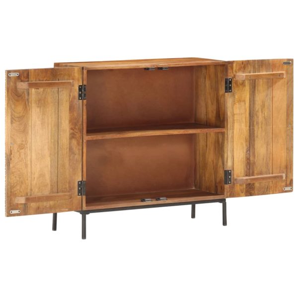 Dressoir 75X30X75 Cm Massief Mangohout - Afbeelding 3