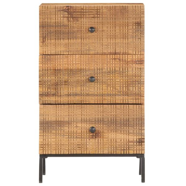 Dressoir 45X30X75 Cm Massief Mangohout - Afbeelding 3